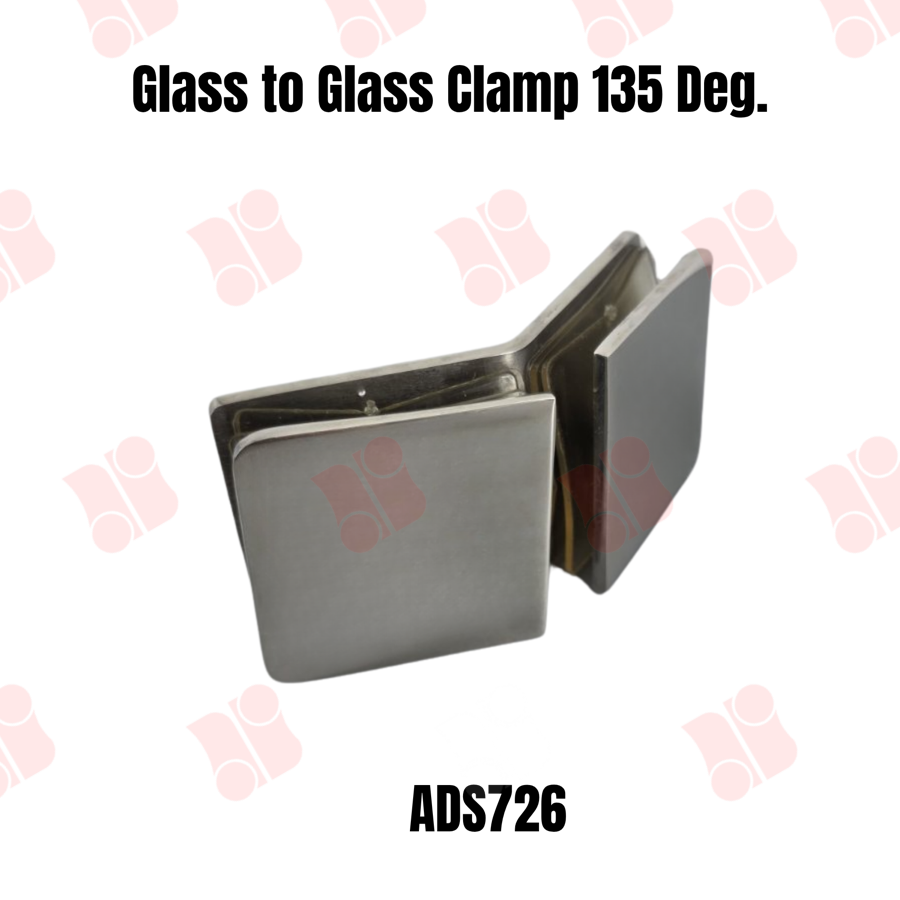 Glass to Glass Clamp 135°