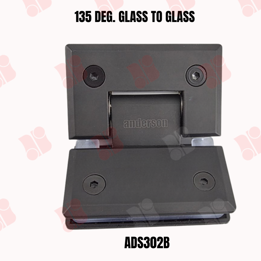 Glass to Glass Hinge 135°