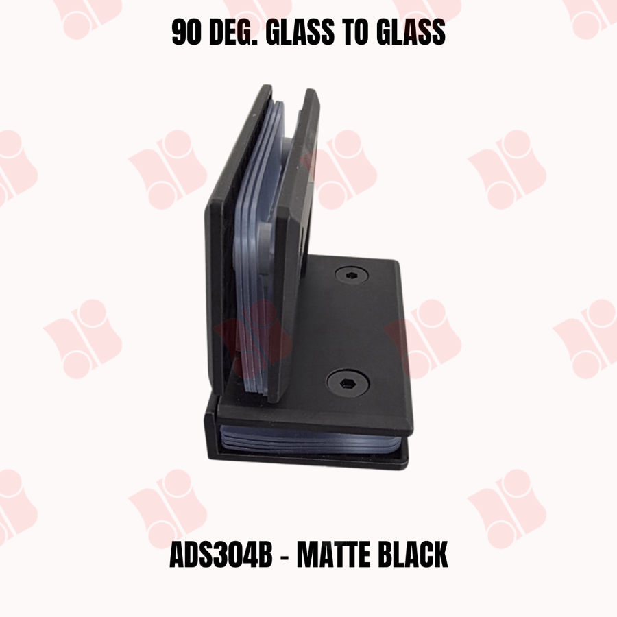 Glass to Glass Hinge 90°