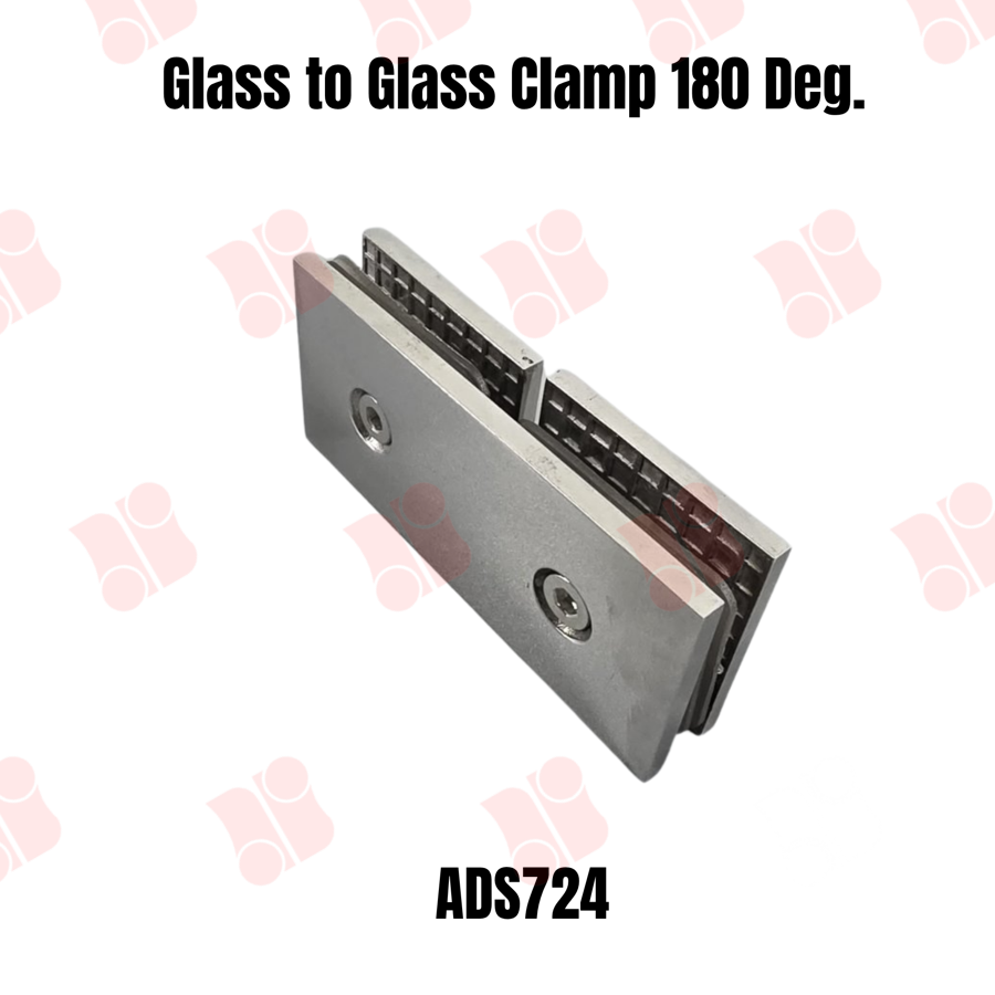 Glass to Glass Clamp 180°