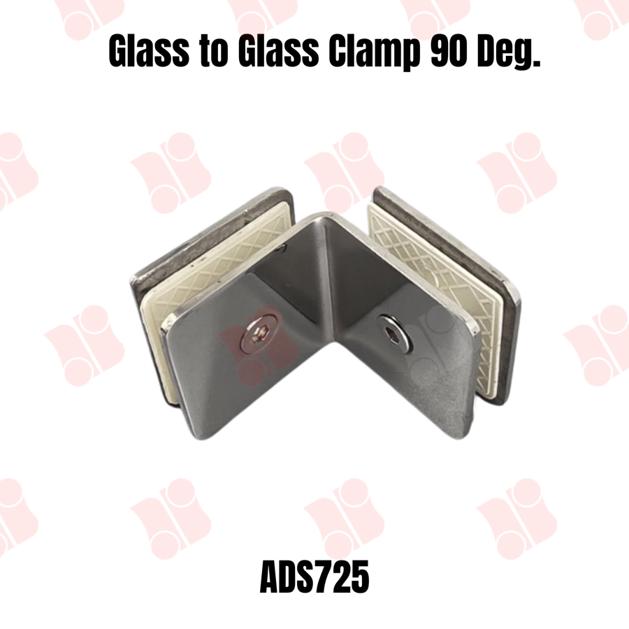 Glass to Glass Clamp 90°